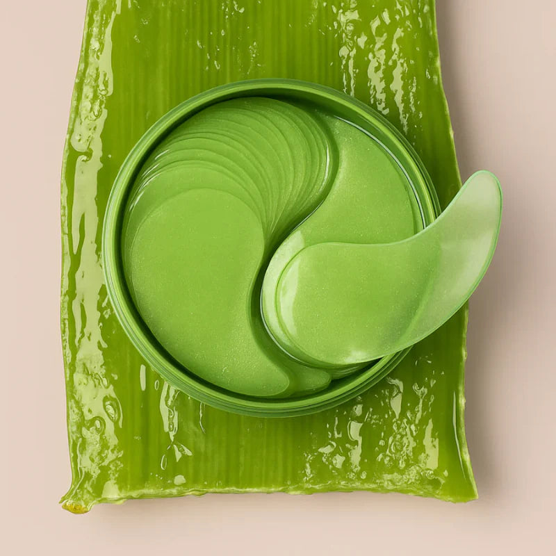 Patchs Contour des Yeux à l'Aloe Vera — Atténue les cernes, réduit les poches et ravive le regard