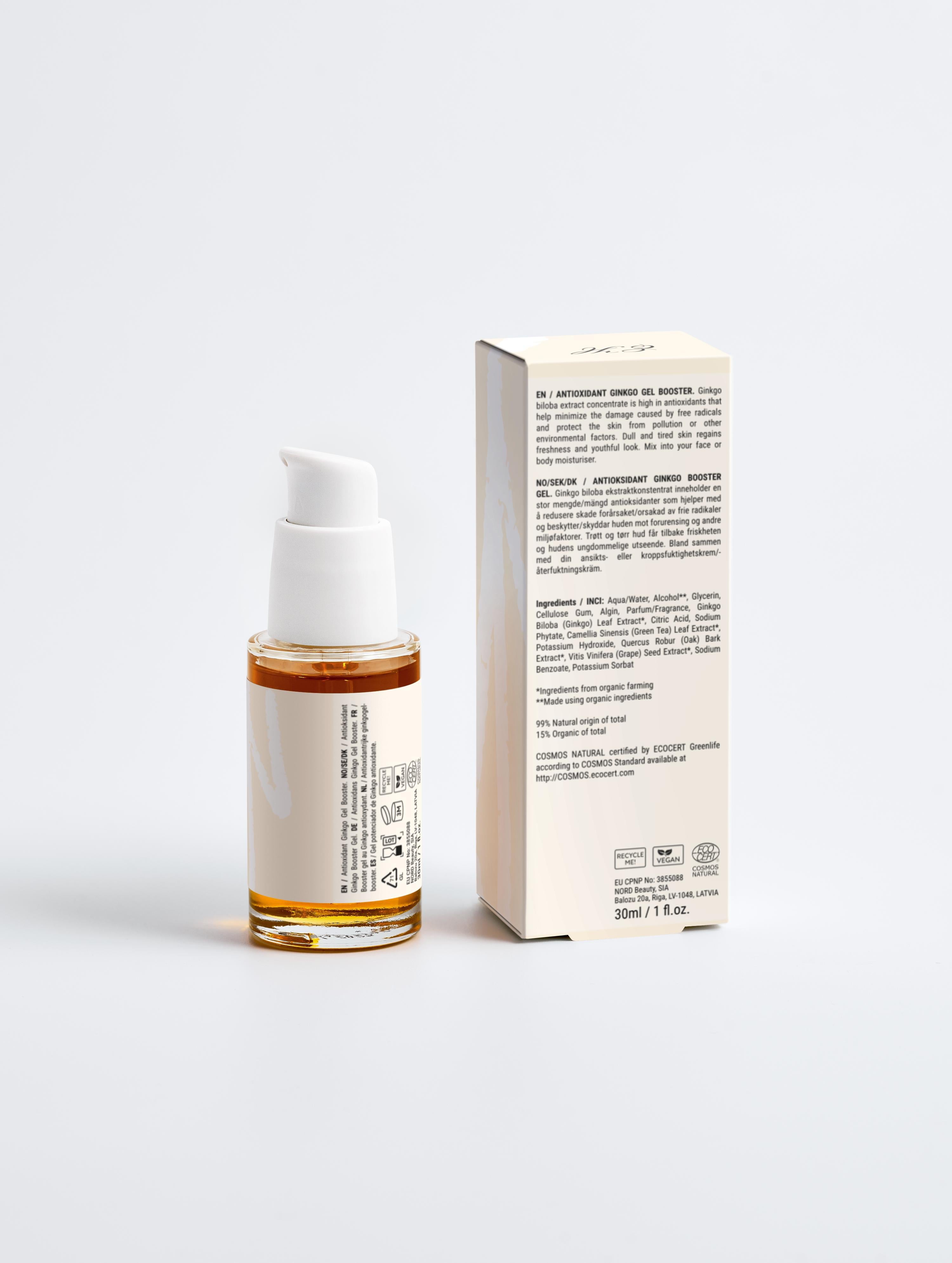 Gel Booster au Ginkgo Antioxydant (30ml)