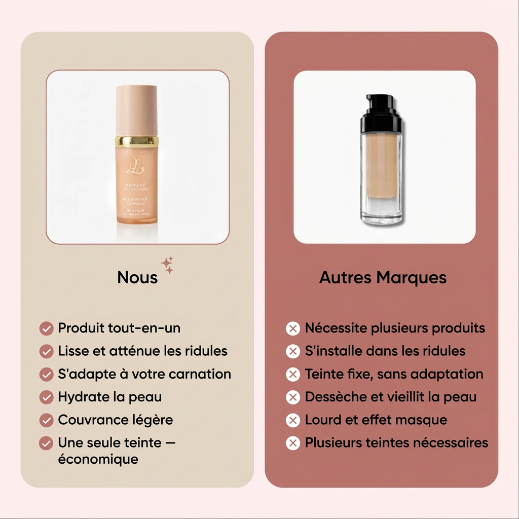 EvelyneHart® Fond de Teint Transformant 4-en-1