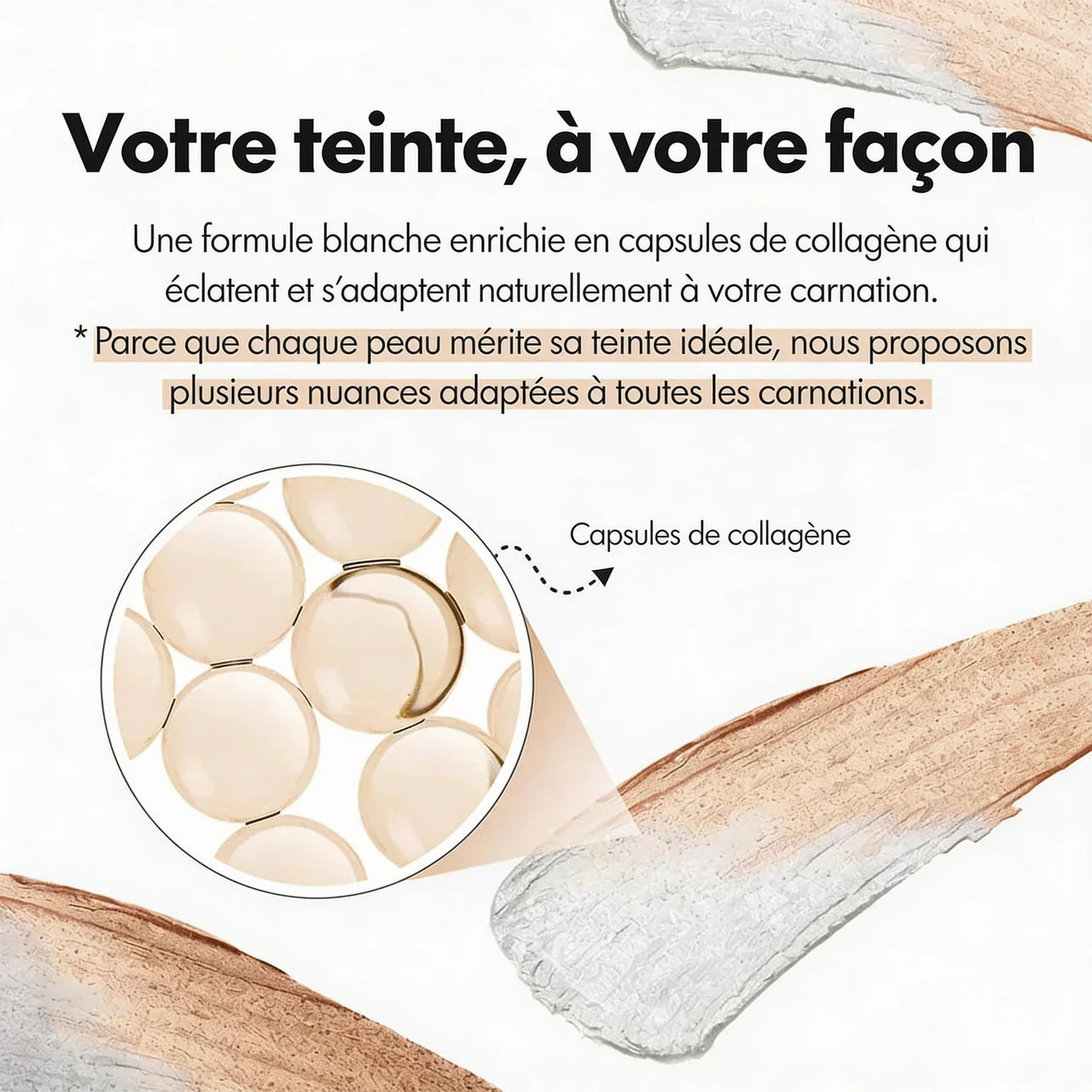 EvelyneHart® Fond de Teint Adaptatif