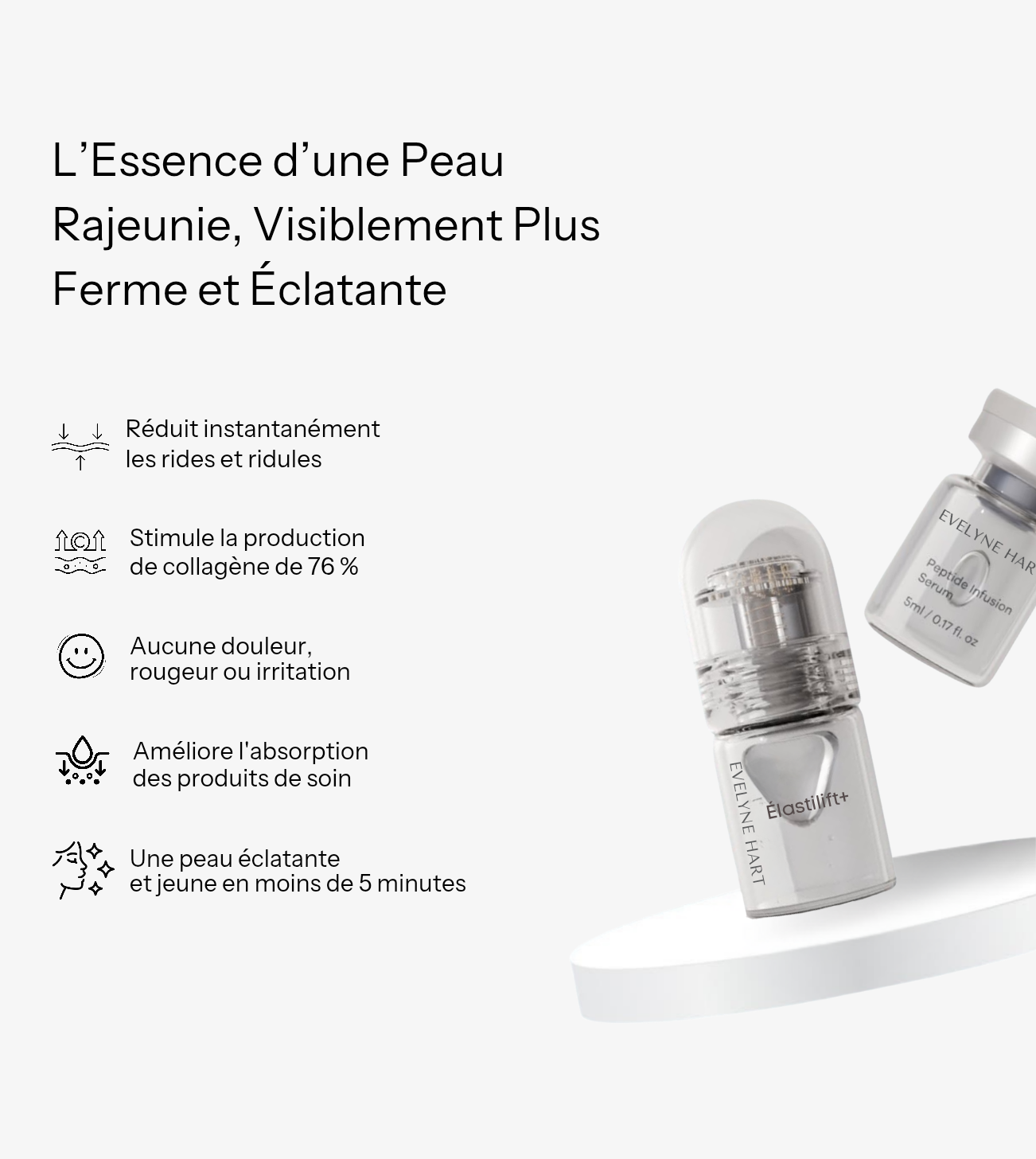 Élastilift+ | Le lifting sans institut, l'expertise en flacon