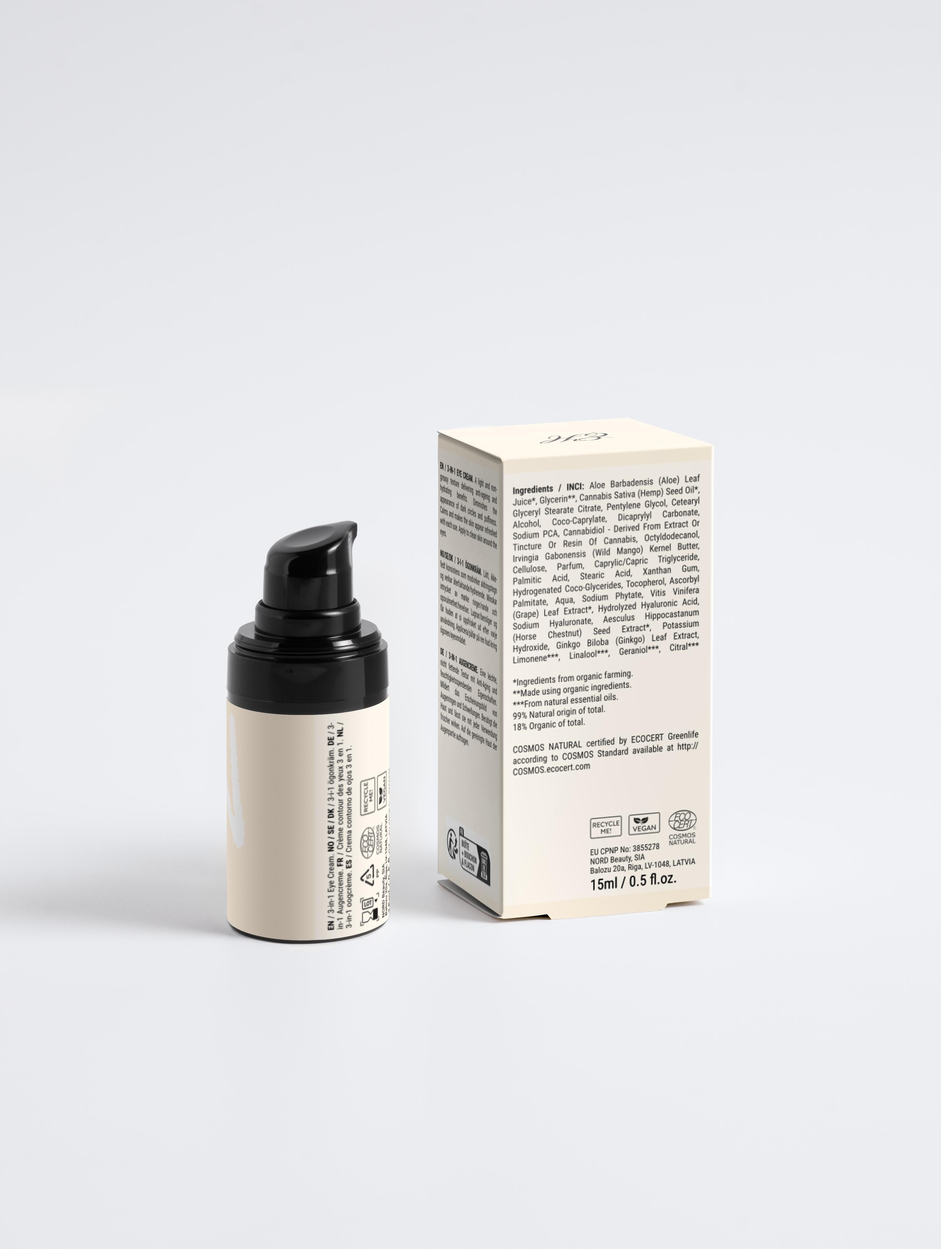 Crème 3-en-1 Contour des Yeux (15ml)